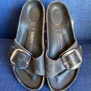 Birkenstock Madrid Slide black/silver
